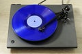Turntable playing record