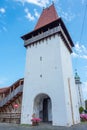 Turnul Forkesch tower in Romanian town Medias Royalty Free Stock Photo