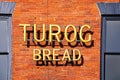 Turog bread sign, Ashbourne. Royalty Free Stock Photo