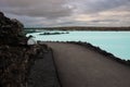 Turqoise water of the Blue Lagoon, Iceland