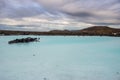 Turqoise water of the Blue Lagoon, Iceland