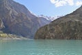 Turquoise Attabad Lake in Hunza Nagar, Northern Pakistan Royalty Free Stock Photo