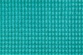 Turquoise background from soft fleecy fabric close up. Texture of textiles macro Royalty Free Stock Photo