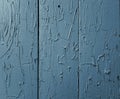 Turquoise background texture of old boards with shabby and cracked paint Royalty Free Stock Photo