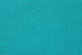 Turquoise backround - Linen Canvas - Stock Photo Royalty Free Stock Photo