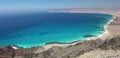 Turquoise bay and white sand beach Ã¢â¬â Socotra, Yemen Royalty Free Stock Photo