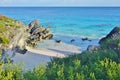 Turquoise beach near Southampton, Bermuda