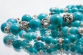 Turquoise beads Royalty Free Stock Photo