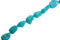 Turquoise beads Royalty Free Stock Photo