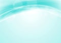 Turquoise blue abstract smooth wavy background