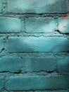 Blue brick wall background Royalty Free Stock Photo