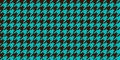 Turquoise Blue Brown Seamless Houndstooth Pattern Background Royalty Free Stock Photo