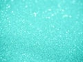 Turquoise blue glitter abstract background Royalty Free Stock Photo