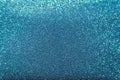 Turquoise blue glitter sparkly texture background Royalty Free Stock Photo