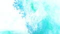 Turquoise and Blue Ink in Water Royalty Free Stock Photo