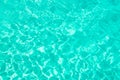 Turquoise blue ripped swimming pool water background summer concept Royalty Free Stock Photo