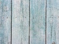 Turquoise bright colored old vintage wood with vertical boards. Grunge wooden background. Shabby chic Provence style. Green blue Royalty Free Stock Photo