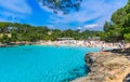 Cala Mondrago beach in Mallorca Royalty Free Stock Photo