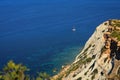 Turquoise colour Mediterranean sea in summer