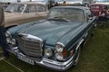 The turquoise coupe Mercedes-Benz 280 SE (1971)