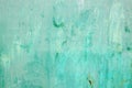 Turquoise cracked paint