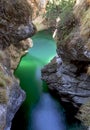 Turquoise creek in Mis Valley, Sospirolo, Italy Royalty Free Stock Photo