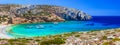 Turquoise crystal beaches of Greece - Kounoupa in Astypalea island