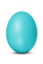 Turquoise easter egg Royalty Free Stock Photo