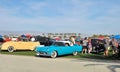 Awesome Ford Thunderbird Leaving Dr. George Car Show Royalty Free Stock Photo