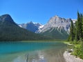 Yoho National Park with Emerald Lake and Canadian Rocky Mountains, British Columbia Royalty Free Stock Photo