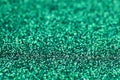 Turquoise Green Blue Sparkle Glitter background. Holiday, Christmas, Valentines, Beauty and Nails abstract texture Royalty Free Stock Photo