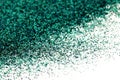 Turquoise Green Blue Sparkle Glitter background. Holiday, Christmas, Valentines, Beauty and Nails abstract texture Royalty Free Stock Photo