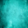 Turquoise grunge background or texture Royalty Free Stock Photo