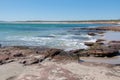 Turquoise Indian Ocean at Jake's Point Royalty Free Stock Photo