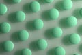 Turquoise Isolated Pills Texture Royalty Free Stock Photo