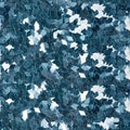 Turquoise, ligh blue glitter in rhombus form, sparkle confetti texture. Christmas abstract background. Seamless pattern.