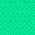 Turquoise mermaid scale seamless pattern. Fish scale textured background. Abstract design.