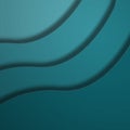 Turquoise modern design backdrop. Beautiful wave background. Modern concept banner