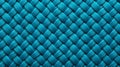 Turquoise And Navy Woven Canvas With Dynamic Color Contrasts