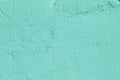Turquoise Painted Cement Concrete Wall Texture Royalty Free Stock Photo