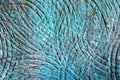 Turquoise patinated bronze texture