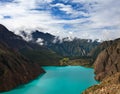 Turquoise Phoksundo lake in Nepal Royalty Free Stock Photo