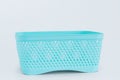 Turquoise plastic box container storage place