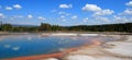 Turquoise Pool in the Midway Geyser Basin in Yellowstone National Park in Wyoming Royalty Free Stock Photo