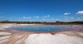 Turquoise Pool in the Midway Geyser Basin in Yellowstone National Park in Wyoming Royalty Free Stock Photo