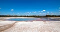 Turquoise Pool in the Midway Geyser Basin in Yellowstone National Park in Wyoming Royalty Free Stock Photo