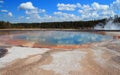 Turquoise Pool in the Midway Geyser Basin in Yellowstone National Park in Wyoming Royalty Free Stock Photo