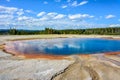 Turquoise Pool in Yellowstone National Park, Wyoming USA Royalty Free Stock Photo