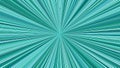 Turquoise psychedelic abstract striped star burst background design