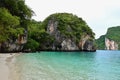 Turquoise Sea and Beach of Koh Lao Lading